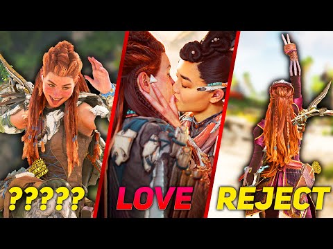 Aloy & Seyka Love Story All Choices / All Endings - HFW Burning Shores DLC