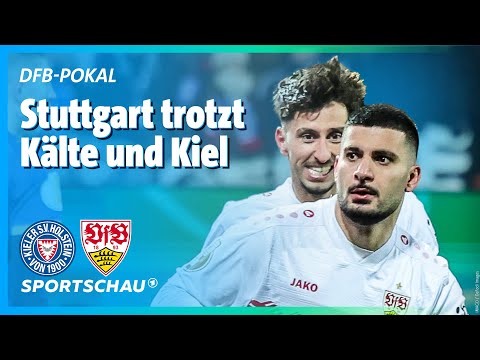 Holstein Kiel - VfB Stuttgart Highlights DFB Cup, Quarter-final | Sportschau Football