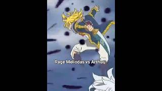 Rage Meliodas vs Arthur #sevendeadlysins #anime #fourknightsoftheapocalypse #animeedit