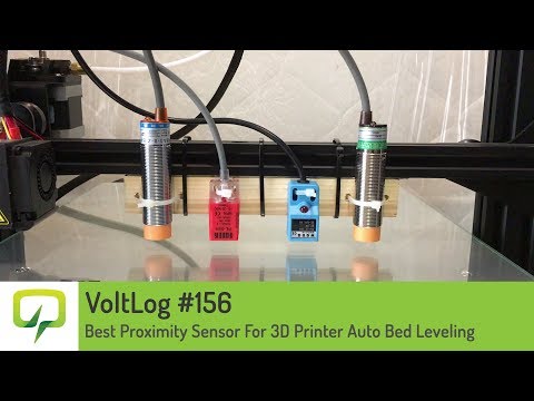 Voltlog #156 - Best Proximity Sensor For 3D Printer Auto Bed Leveling