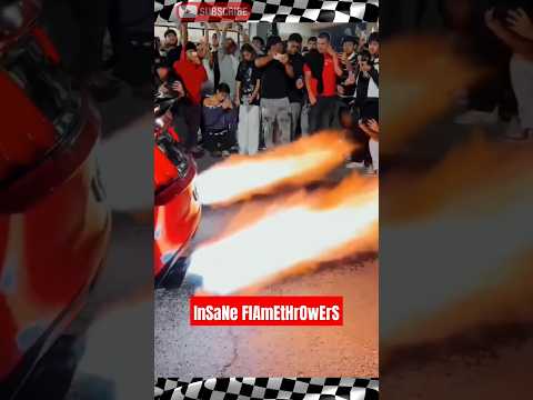 The Most INSANE Flamethrower Cars