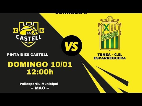 Partit Pinta B CB Es Castell vs CB Esparraguera EBA J-05
