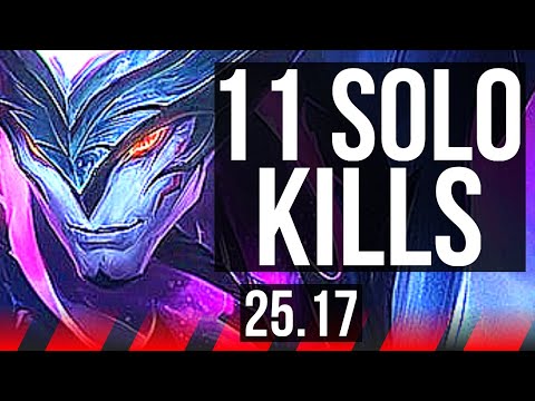 AATROX vs FIORA (TOP) | 14/1/5, 11 solo kills, 2500+ games, Legendary | KR Master | 25.17