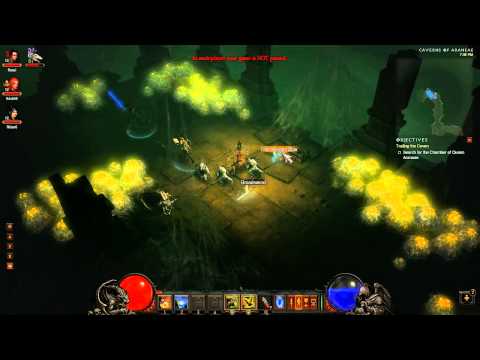 Diablo 3 Co-op Walkthrough Commentary Part 17 "Spider Queen Boss Fight"