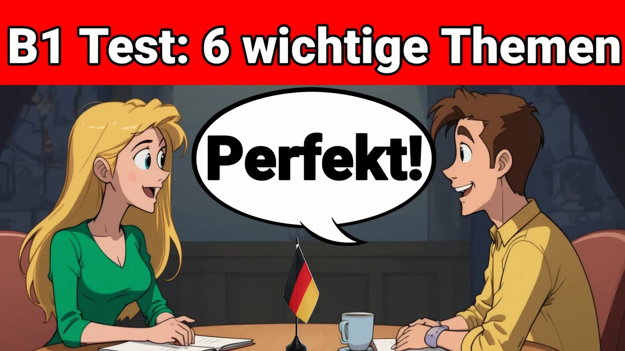 Oral exam German B1 | Planning something together/dialogue | 6 important topics | speak