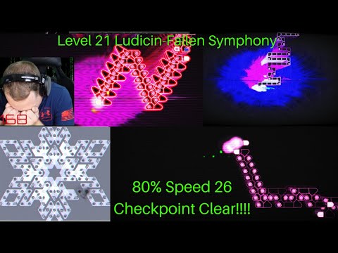 Unreal progress [Level 21] Ludicin-Fallen Symphony 80% Speed 26 Checkpoint Clear [Map by SSSangchu]