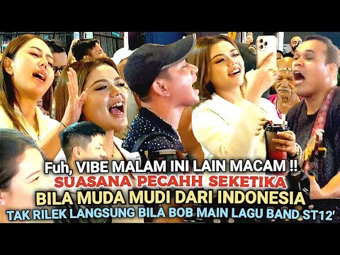 🔥VIBE MALAM INI LAIN MACAM❗Bob Sentuhan Buat Bukit Bintang Menjerit, Saat Bob Main Lagu BAND ST12"