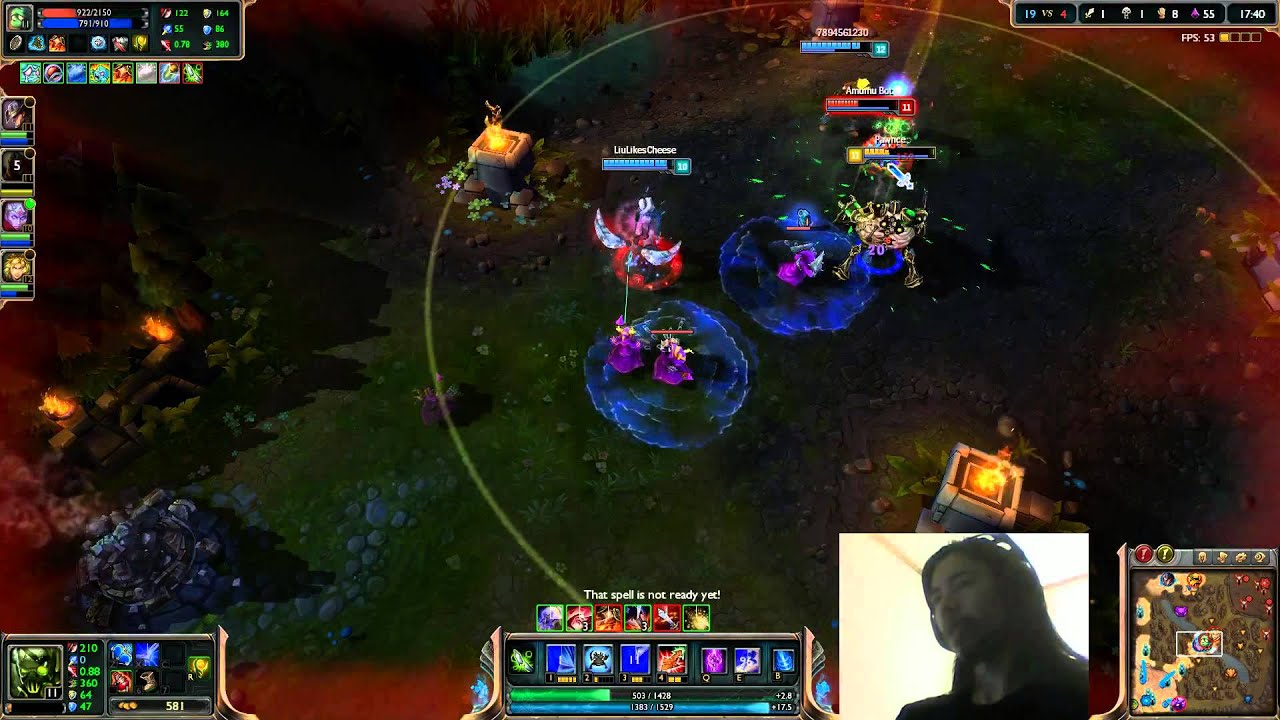 Liên Minh Huyền Thoại: 3 thằng đi gank không lại 1 thằng máy :((((