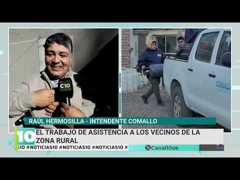 Comallo reparte forraje, leña y alimentos a lugareños de la zona rural
