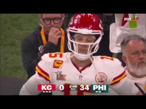 Jalen Hurts 46-Yard Touchdown to Devonta Smith Chiefs vs Eagles Super Bowl 59 🔥
