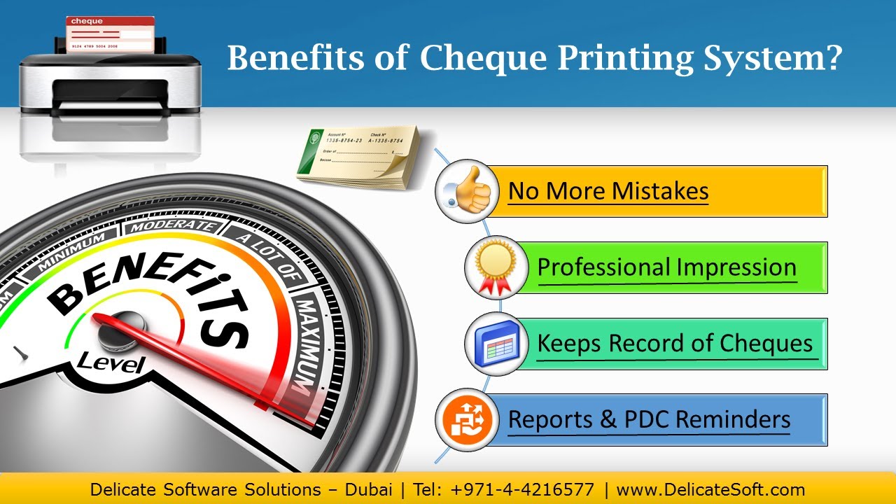 The Best Cheque Printing Software in UAE