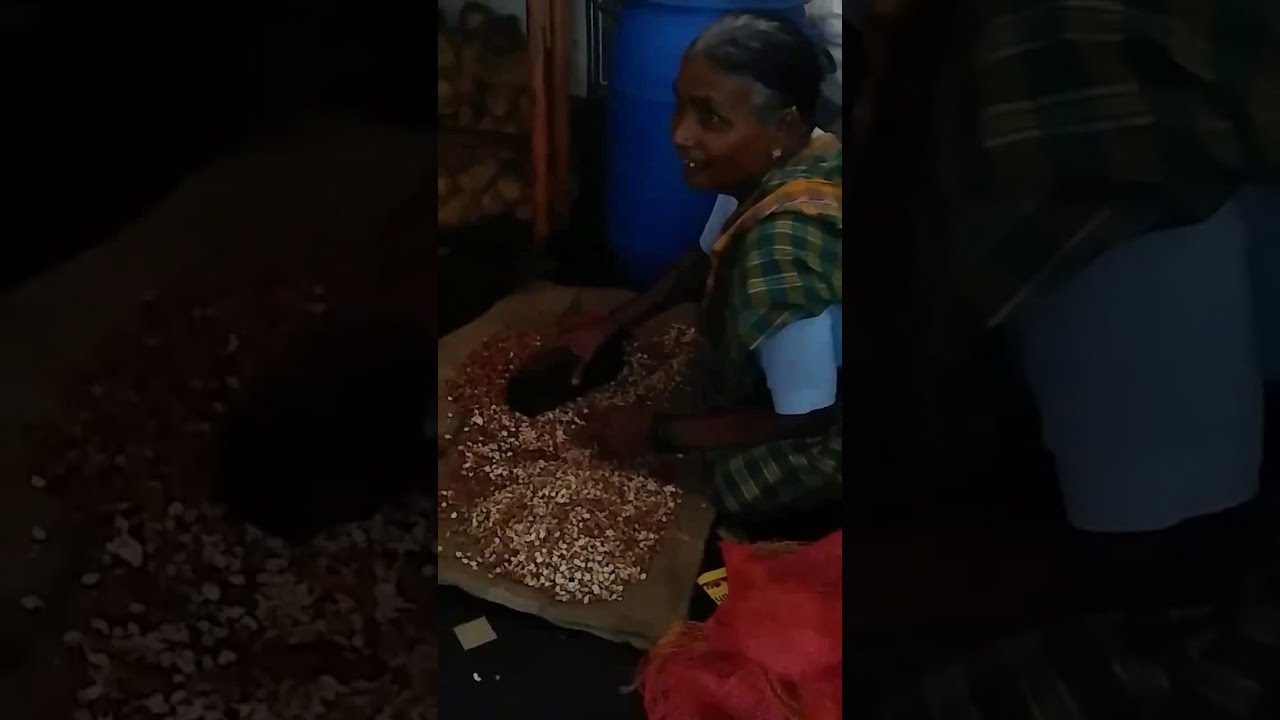 Grinding Peanuts in Hampi #shorts
