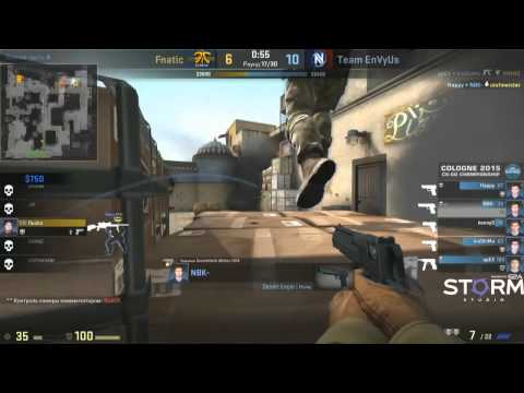 CS: GO - Esl ONE Cologne 2015: Envyus vs Fnatic (NBK deagle headshots) (RUS)