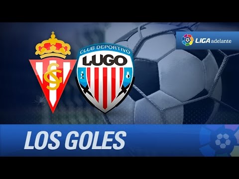 Todos los goles de Sporting de Gijón (2-1) CD Lugo - HD