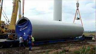 preview picture of video 'Eneco start uitbreiding windmolens in Middelharnis Deel 1'
