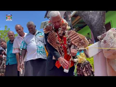 Fijian Prime Minister officiates at the commissioning of Moturiki Water Project System