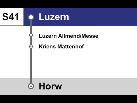 Zentralbahn Ansagen » S41 Luzern — Horw | HVZ | Seltenheit! | SLBahnen