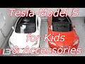 Tesla Model S for Kids by Radio flyer Unboxing! Accessories & Review
