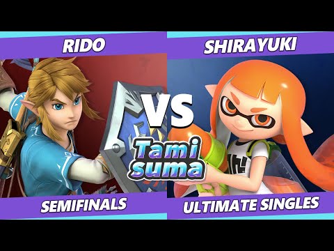 TAMISUMA 236 Semifinals - Rido (Link) Vs. Shirayuki (Inkling) SSBU Smash Ultimate