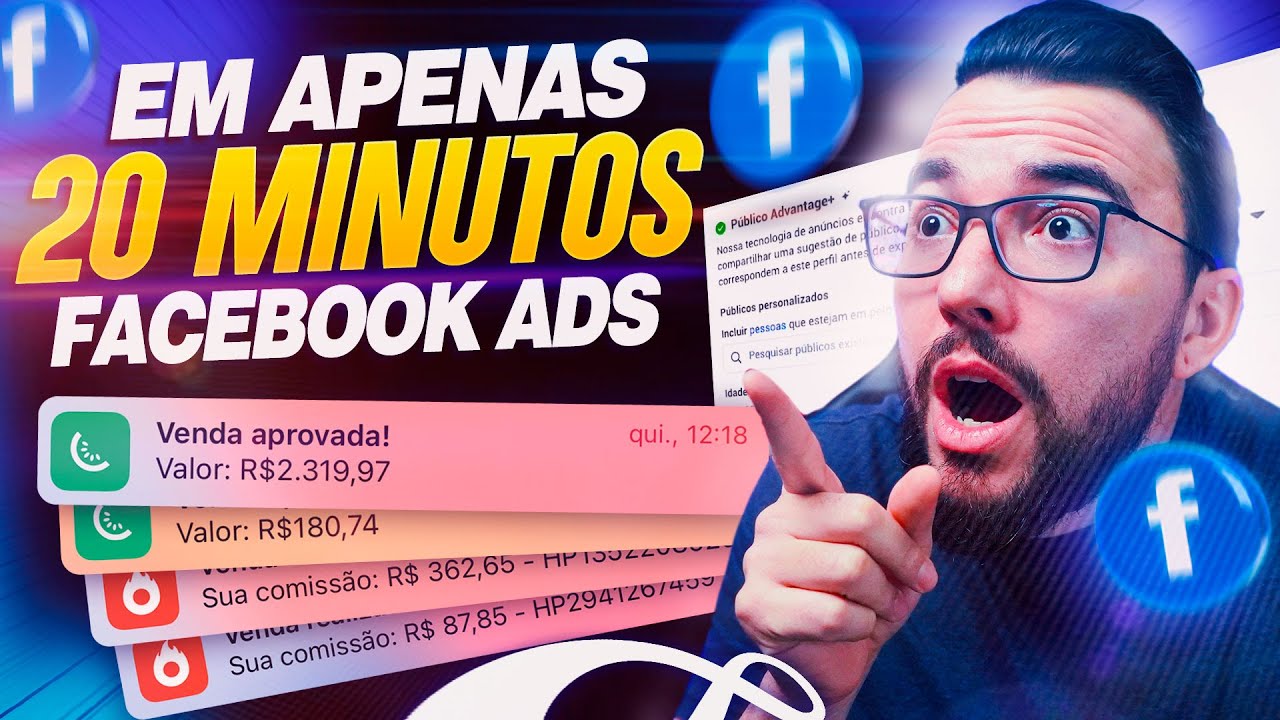 NOVO FACEBOOK ADS: Como fazer a PRIMEIRA VENDA EM 20 MINUTOS  - (Copiar e Colar)