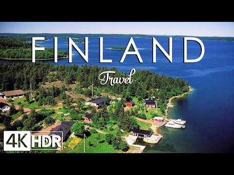 FINLAND 4K Amazing Aerial Film - Meditation Relaxing Music - Natural Landscape