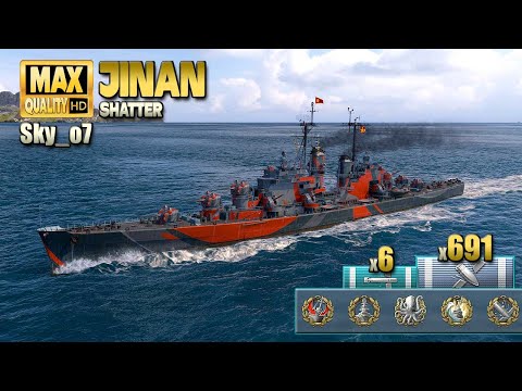 Cruiser Jinan: Excellent player as last hope - World of Warships