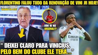 🚨NOSSA! OLHA A DECISÃO FINAL DE FLORENTINO PEREZ SOBRE RENOVAÇÃO DE VINI JR!
