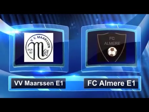 FC Almere E1 - VV Maarssen E1