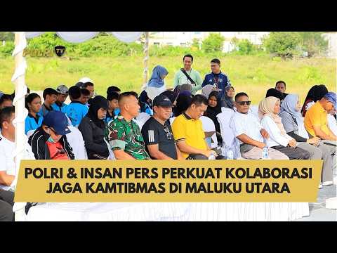 POLRI &amp; INSAN PERS PERKUAT KOLABORASI JAGA KAMTIBMAS DI MALUKU UTARA