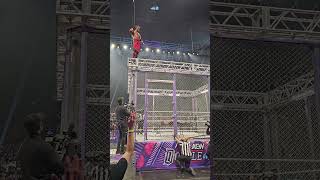 Adam Copeland Breaks His Leg Jumping Off Cage - Double or Nothing 2024