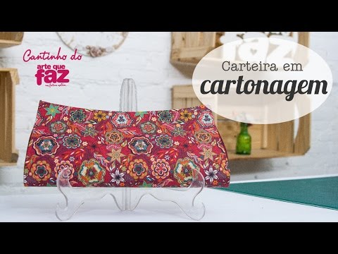 DIY - Carteira em Cartonagem (Ana Cristina)