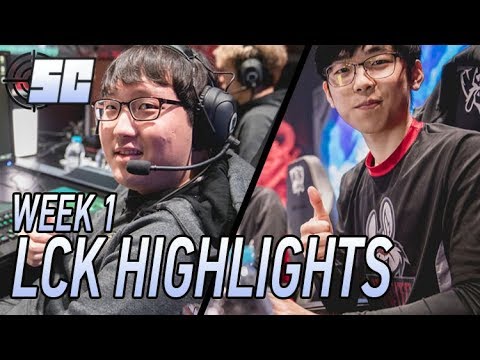 IgNar and Trick Debut, Ornn Plays Pong, Week 1 LCK Highlights: KDM vs bbq | LoL esports