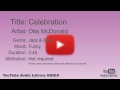 Celebration Otis McDonald Jazz Blues Funky YouTube Audio Library BGM