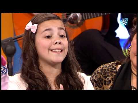 Pilar Bogado cantando un fandango en Menuda Noche