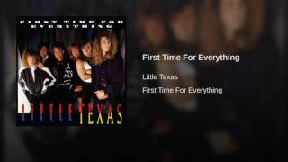 First Time For Everything