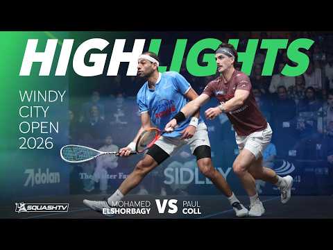 🏴󠁧󠁢󠁥󠁮󠁧󠁿 Mo. ElShorbagy v Coll 🇳🇿 | Windy City Open 2026 | QUARTER FINAL HIGHLIGHTS
