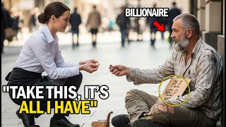 Kind Waitress Donates Her Last Coins to a Beggar—Not knowing he is a Billionaire Testing Human Kindn