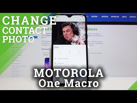How to Add Photo to Contact in MOTOROLA One Macro – Personalize Contacts in MOTOROLA