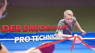 Pro Tipp : Der Druckschupf als neue Waffe im Tischtennis