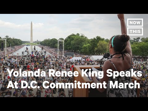 Yolanda Renee King Speaks at 2020 D.C. Commitment March | NowThis