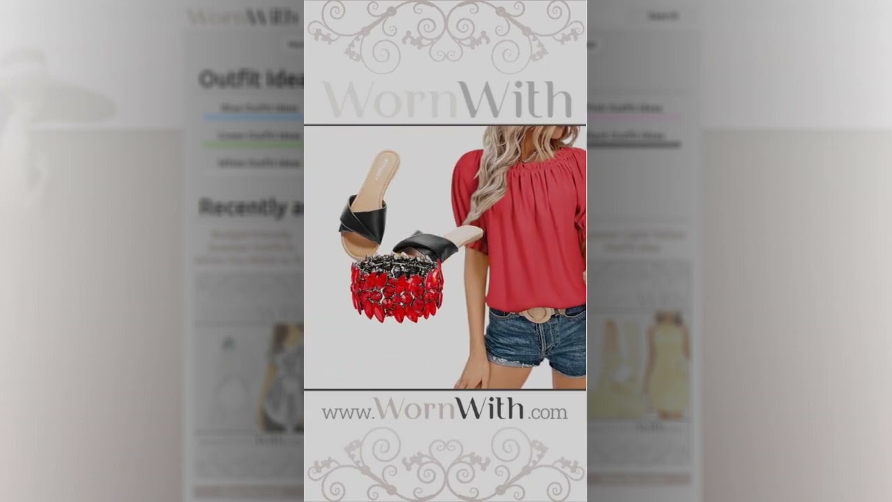 Red Summer Outfit Inspiration Summer Red Cute Outfit Idea