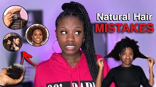 Why is My Natural Hair BREAKING OFF ? | Avoid These 10 Natural Hair Mistakes !