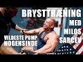 Træningscamp i Las Vegas: Vanvittig bryst træning med bodybuilding legende Milos Sarcev!