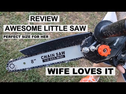 #reviewing  The SeeSi Mini Chain Saw, Is It Good For Off-Grid?? #seesii #minichainsaw