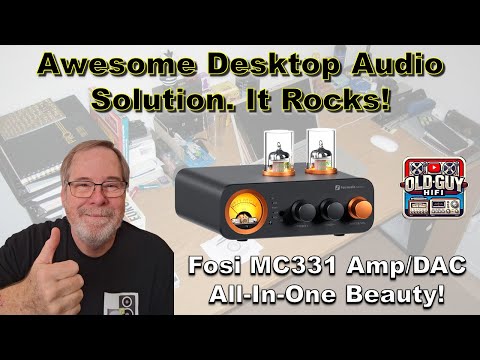 Awesome Desktop Audio Solution. It Rocks! Fosi MC331 Amp/DAC. An All-In-One little Beauty! Thumbs up