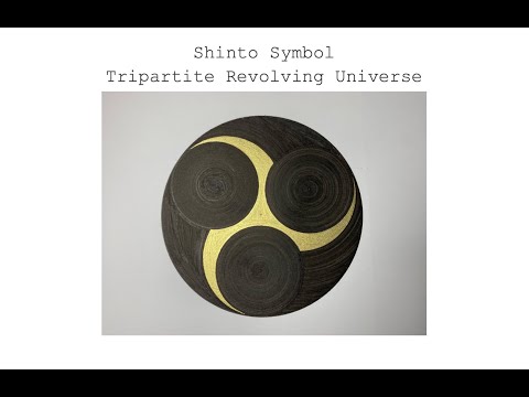 Shinto Symbol of Tripartite Revolving Universe - Construction With Compass