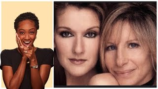 FIRST TIME REACTING TO | BARBRA STREISAND, CELINE DION &quot;TELL HIM&quot; REACTION