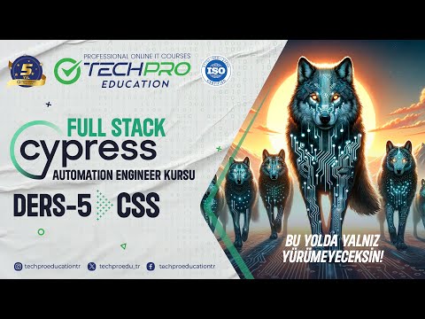 Full Stack Cypress Automation Engineer Kursu | DERS-5 CSS