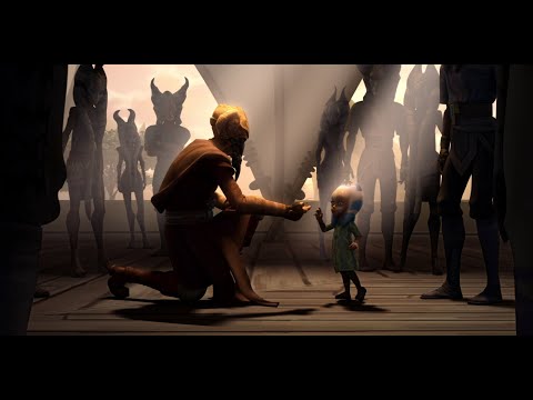 Plo Koon Discovers Young Ahsoka Tano