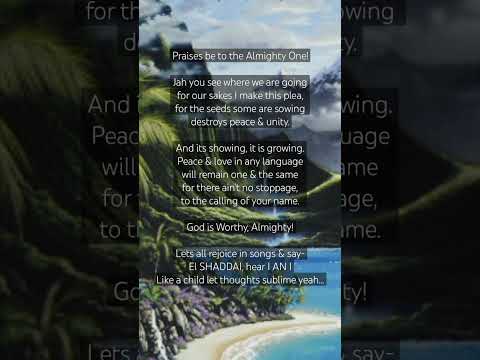 El SHADDAI ❤️ original by Jahmali